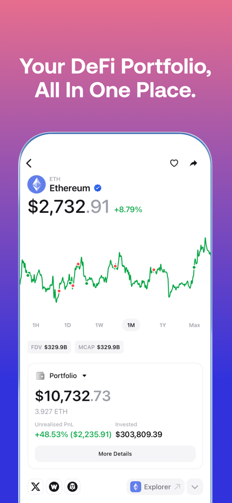 Zerion: Crypto Wallet & DeFi screenshot 3
