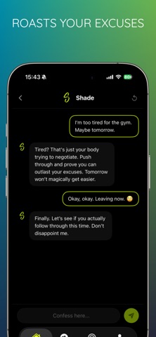 Shade: Sassy Habit Tracker Screenshot 2 of 5