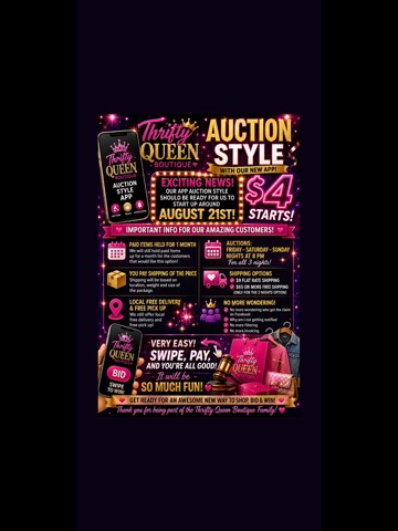 Thrifty Queen Boutique iPad screenshot