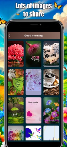 Good morning to friends iPhone screenshot