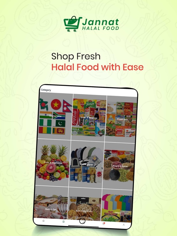Jannat Halal Food iPad screenshot 5 - Shopping app