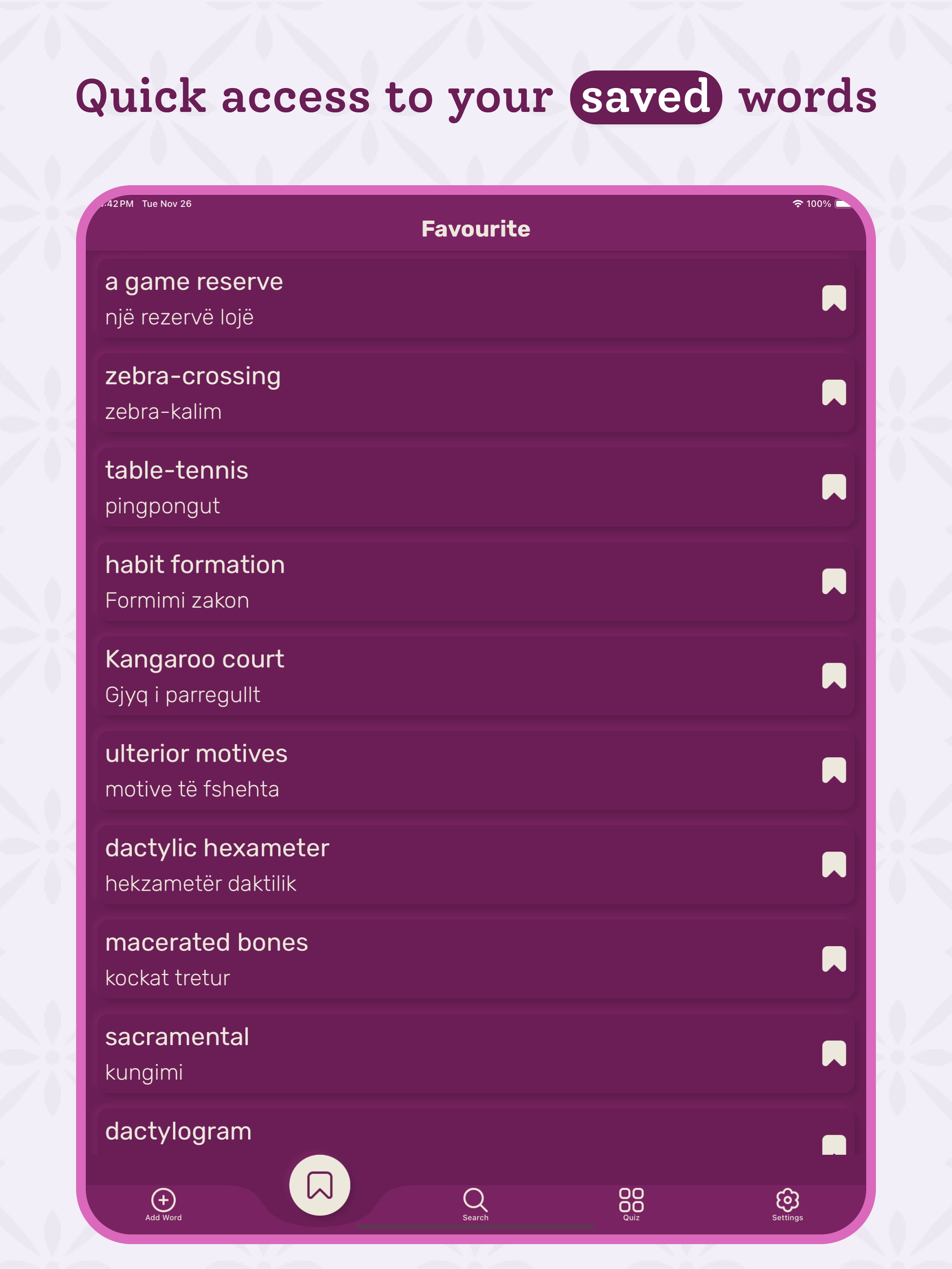 Albanian Dictionary - Offline screenshot 12
