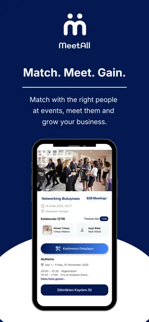 MeetAll - Match. Meet. Gain. screenshot 1