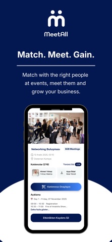 MeetAll - Match. Meet. Gain. Screenshot 1 of 4