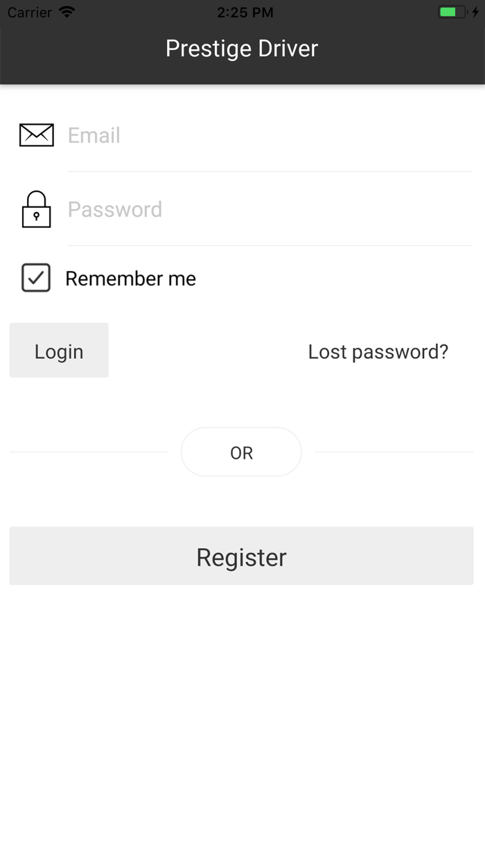 Prestige Driver Partner