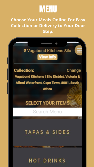Vagabond Kitchens. Screenshot