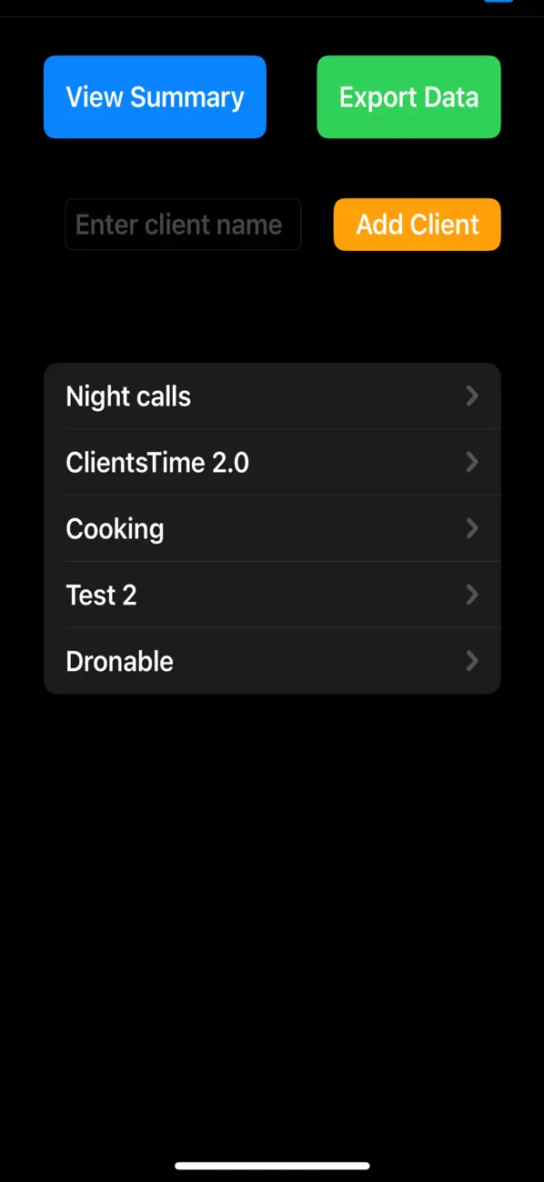 Screenshot #2 pour ClientsTime
