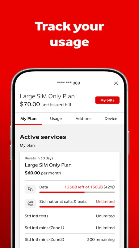 My Vodafone Australia screenshot 5 of 6
