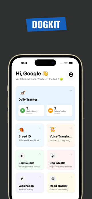 Dog Translator & Care: DogKIT Screenshot 1 of 9