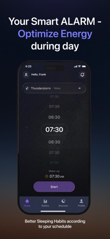 Sleep Recorder: Sleeping Cycle iPhone screenshot