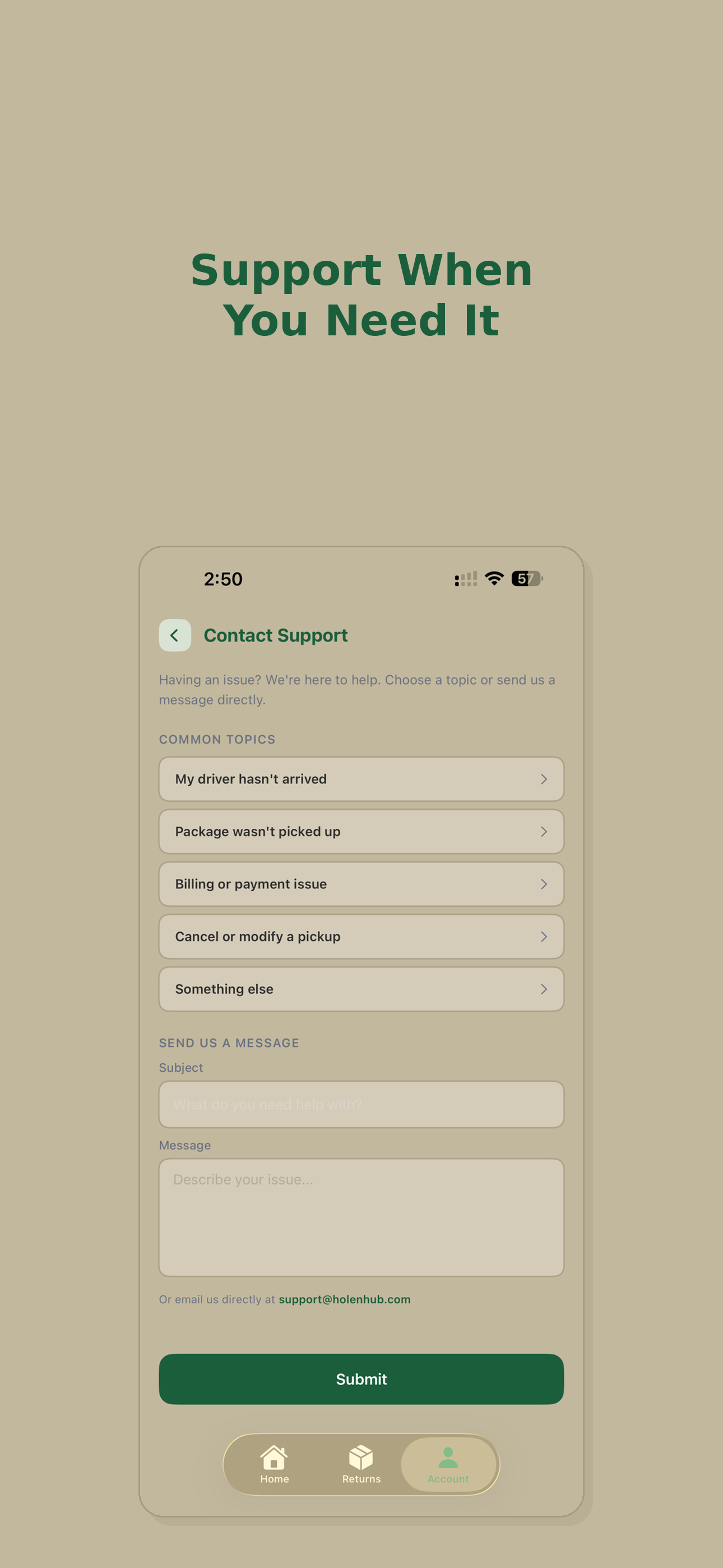 Holen screenshot 7