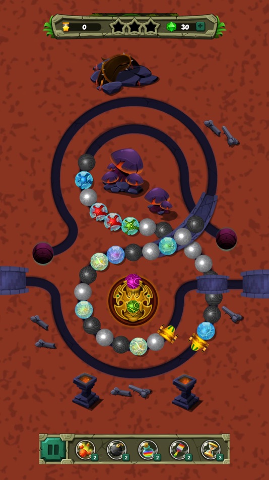 #8. Jungle Marble Zumar (iOS) بواسطة: Jurate Pasekaite