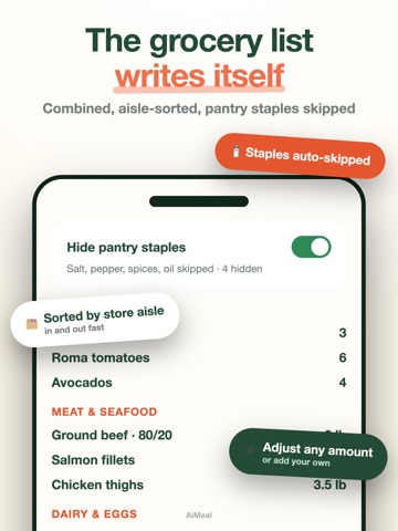AiMeal: AI Meal Plan & Grocery