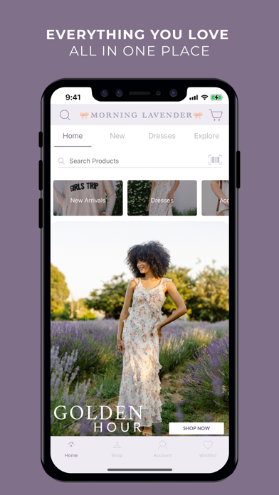 Morning Lavender App Screenshot