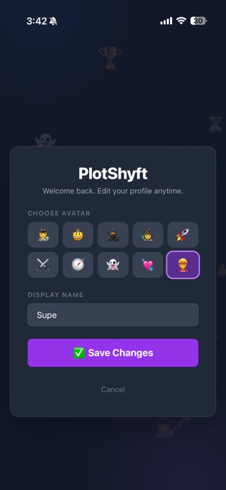 PlotShyft screenshot 2