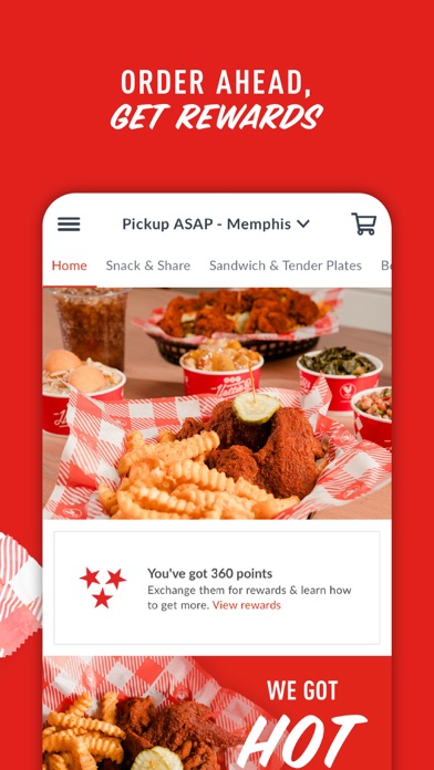 Screenshot 1 of Hattie B's Hot Chicken App