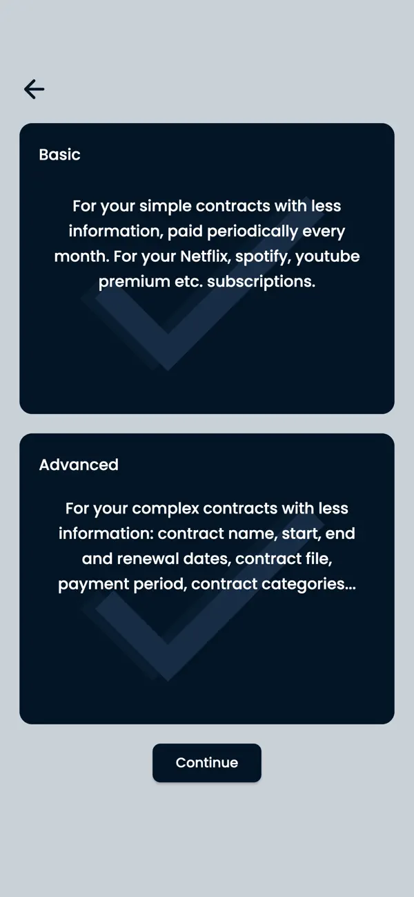Screenshot #2 pour Contracts Vault