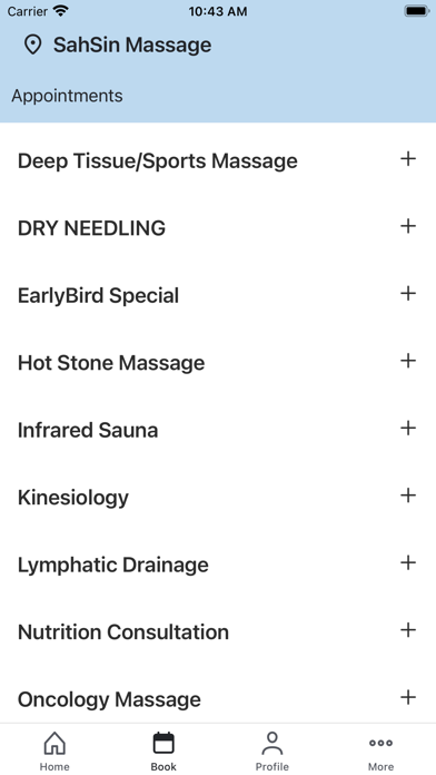 SahSin Massage Screenshot