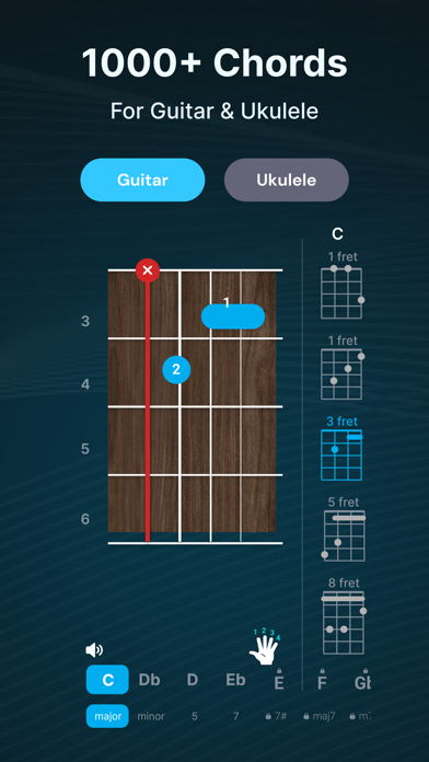 Guitar Tuner, Lesson - IGuitar Screenshot