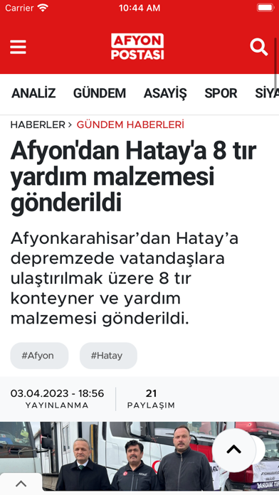 Afyon Postası Haber Screenshot