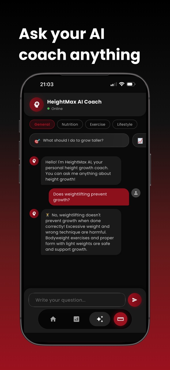 HeightMax - Grow Taller App screenshot 6