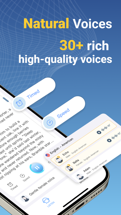Neuvoice – Read aloud anything iPhone screenshot 2 - Productivity app