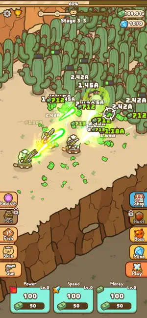 총잡이 고양이 - 방치형 키우기 iPhone screenshot 6