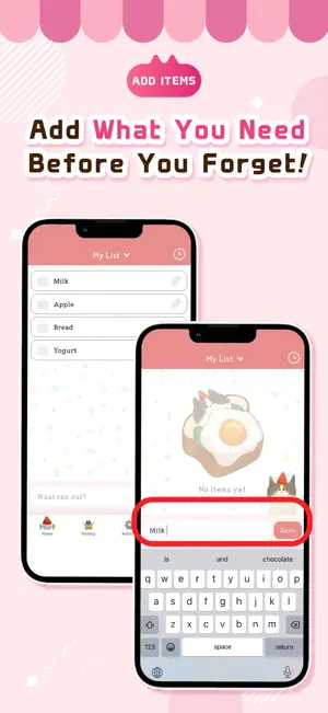 We’re Out! Cute Shopping List screenshot 4