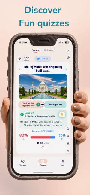 Votur - Poll App & Quizzes screenshot 4