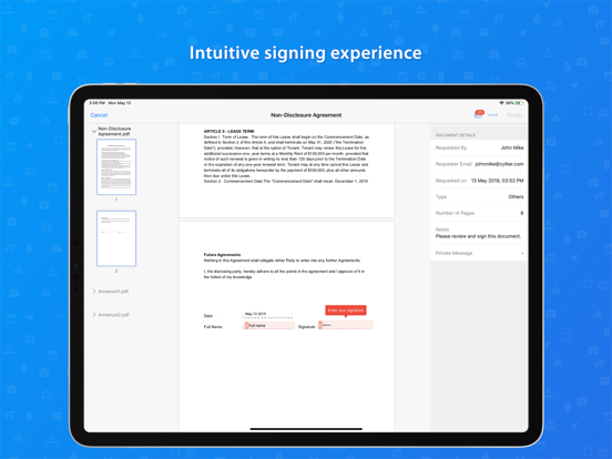 Screenshot #3 for E-signature app - Zoho Sign