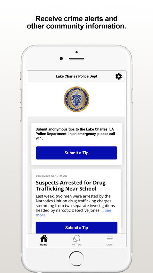 #1. Lake Charles PD (iOS) 由: Lake Charles, LA Police Department
