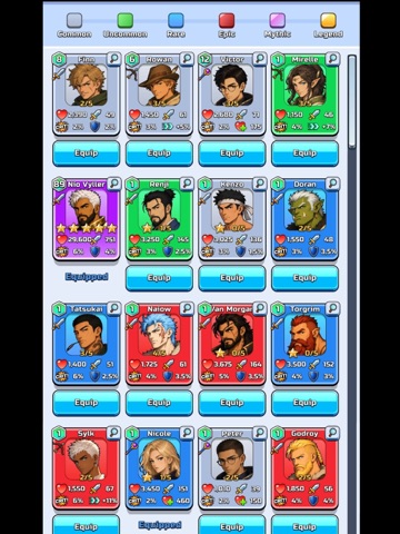 Loot Guild: Idle RPG iPad screenshot