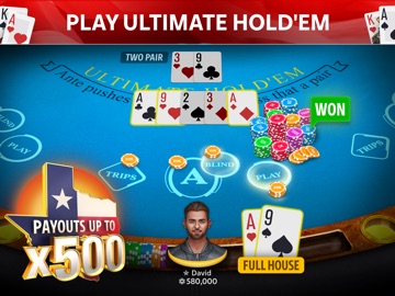 Ultimate Hold'em by Pokerist iPad screenshot