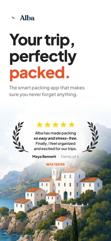 Alba: Travel Packing List screenshot 1 of 8