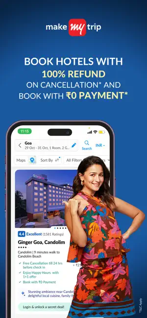 MakeMyTrip Flight, Hotel, Bus iPhone screenshot 4