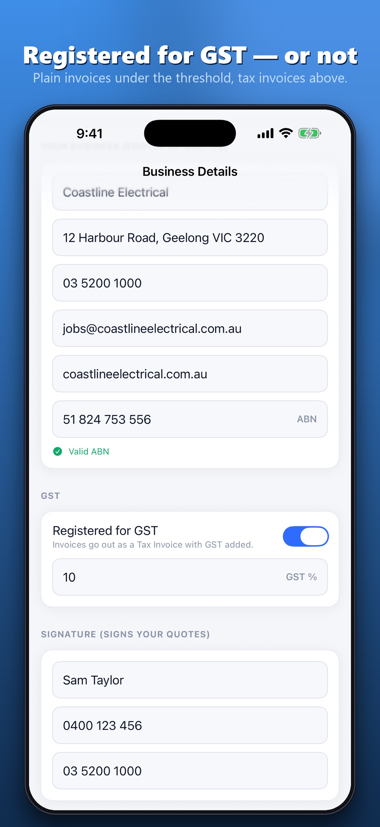 Screenshot 8 of Easy Invoice & Quote Maker