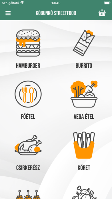 Kőbunkó Streetfood Screenshot