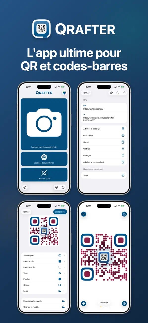Screenshot #1 pour Qrafter: Lecteur QR Code