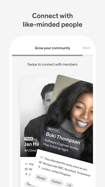 The Dots: professional network