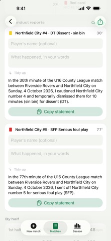 Soccer Ref: Referee Watch Screenshot 4 of 5
