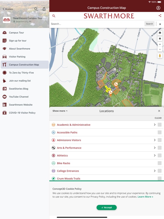 Screenshot #6 pour Swarthmore College