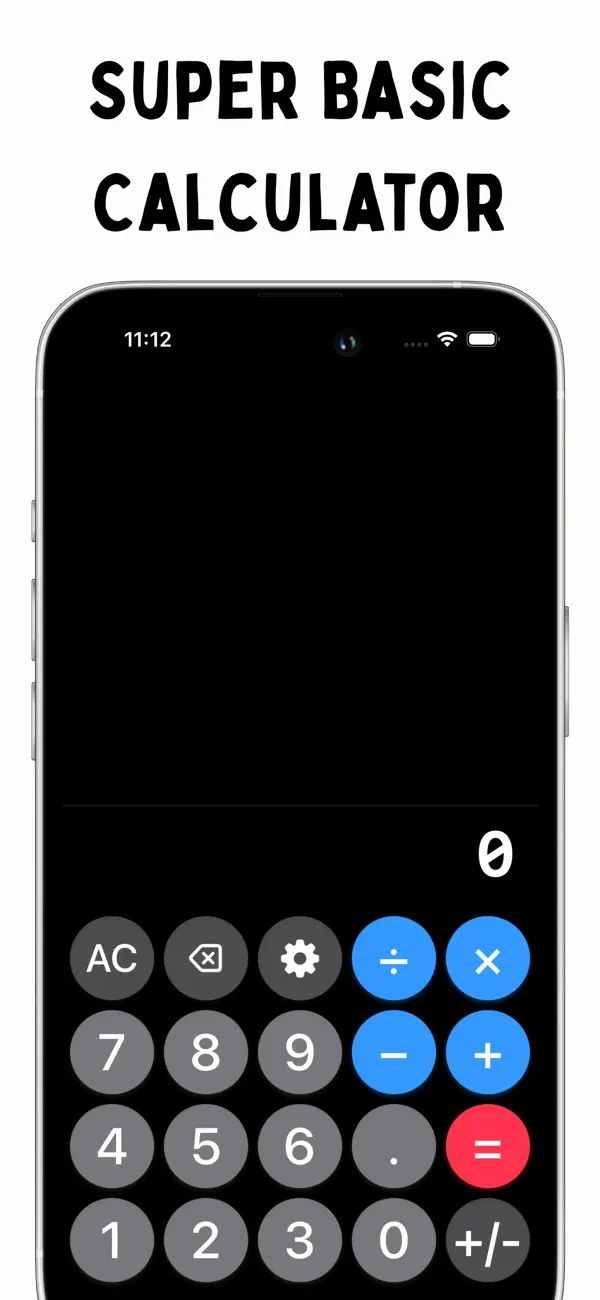 #1. Super Basic Calculator (iOS) Podle: David Koontz
