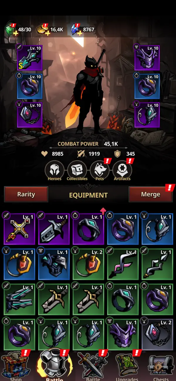 Screenshot #3 pour Shadow Adventure: RPG Journey