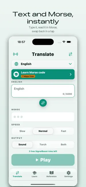 Morse Code Translator & Signal screenshot 2