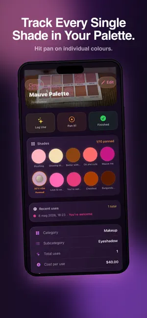 Stashly: Makeup Tracker screenshot 2