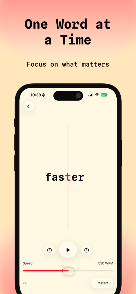 Quick Read - RSVP - Productivity App | MWM