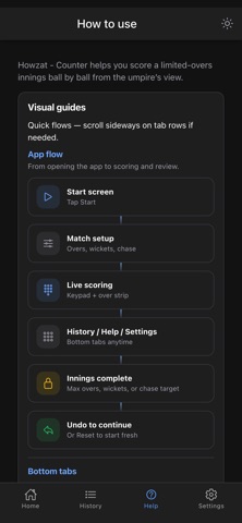 Howzat - Counter screenshot