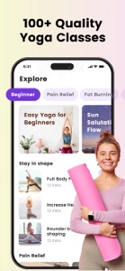 Yoga for Beginners, Pilates+ screenshot #7 for iPhone
