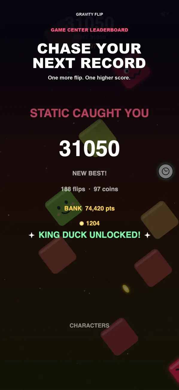 Screenshot #3 pour Gravity Flip: Block Shift