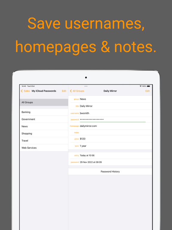 Screenshot #6 pour SamuraiSafe Password Manager